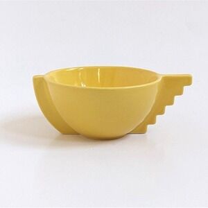 Vintage 1980s Salins Studio Pierre Casenove France Yellow Postmodern Cup Memphis